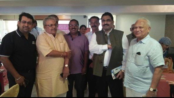 Gautham Banerjee with Dignitaries